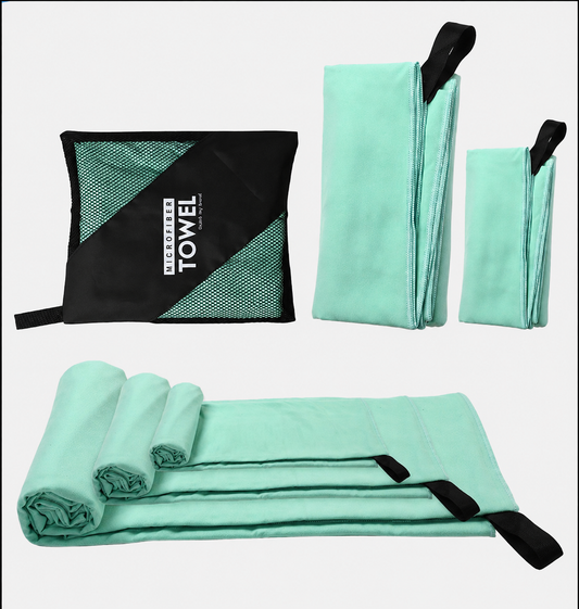 Dryfly microvezel reishanddoek mintgroen