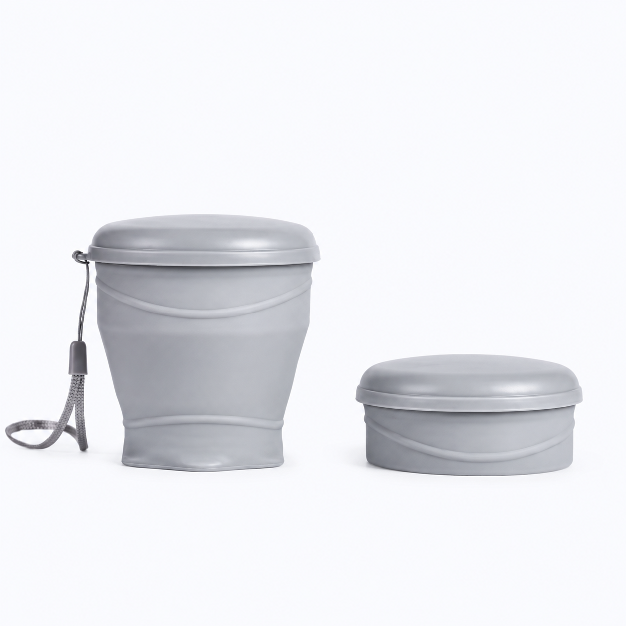 FlexCup Opvouwbare Reisbeker Grijs