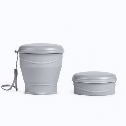 FlexCup Opvouwbare Reisbeker Grijs