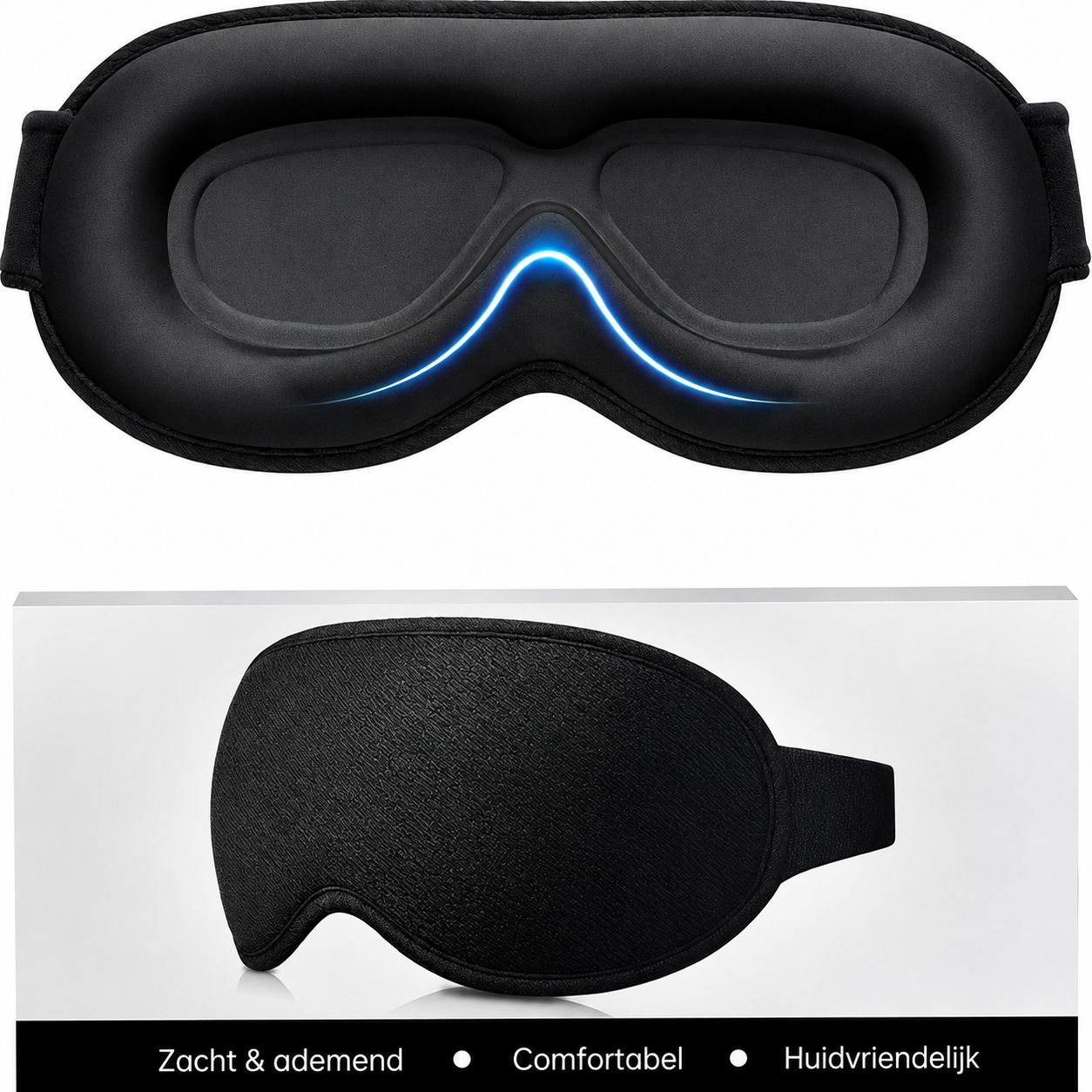 SoftShade_Zijden_Slaapmasker_Zwart