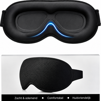 SoftShade_Zijden_Slaapmasker_Zwart