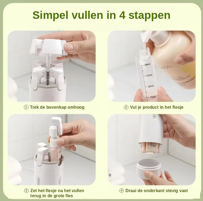 TravelFill Lekvrije Reisflesjes Set