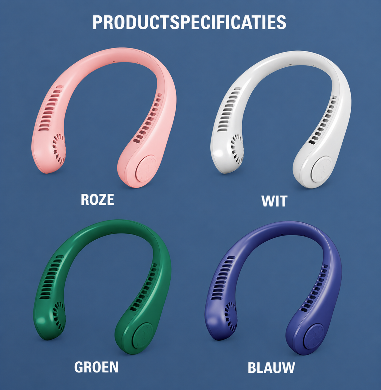 WindRing Draagbare Nekventilator